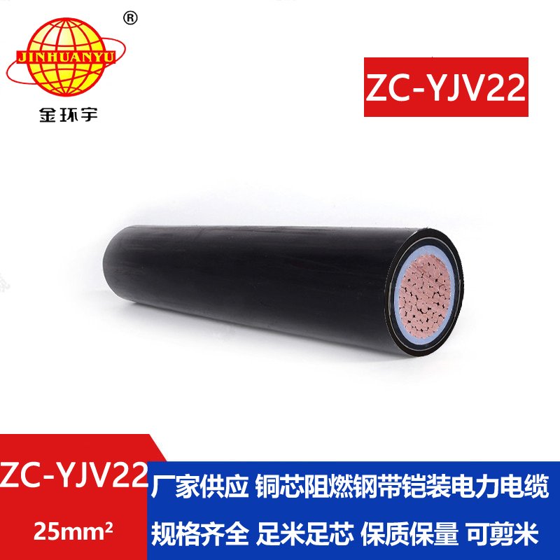金環(huán)宇電線(xiàn)電纜 單芯阻燃鎧裝電力電纜ZC-YJV22 